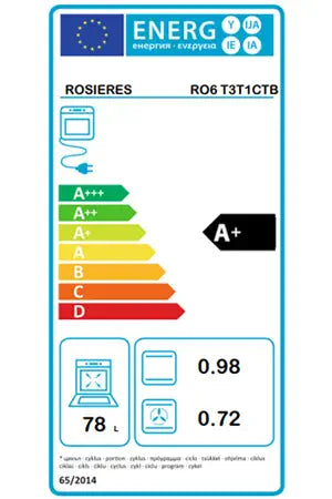 Four encastrable Rosieres RO6 T3T1CTB