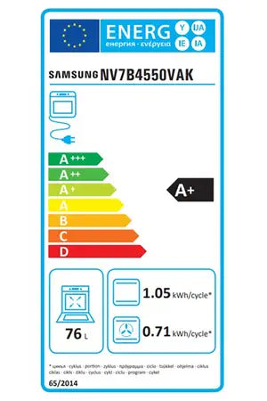 Four encastrable Samsung NV7B4550VAK BESPOKE