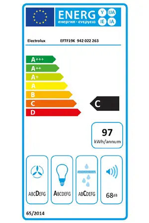 Hotte décorative murale Electrolux EFTF19K