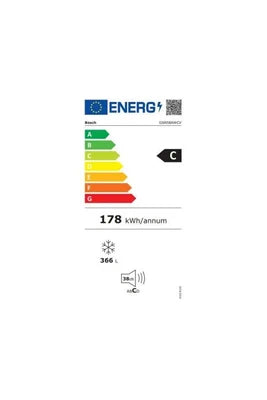 Congélateur armoire Bosch Serie 6 GSN58AWCV
