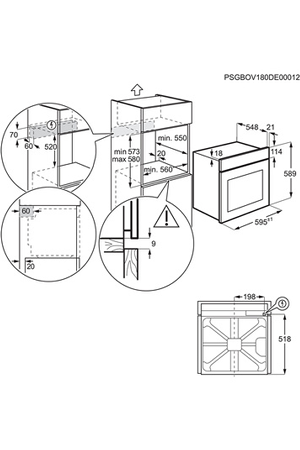 Four encastrable Electrolux EOF4P46H