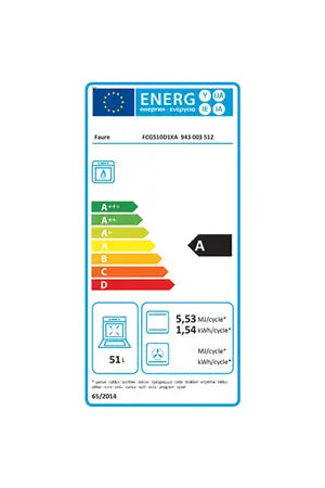 Gazinière Faure FCG510D1XA INOX