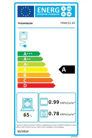 Cuisinière vitrocéramique Thomson TRMC52.4X