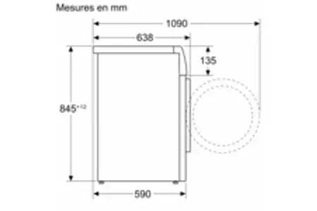 Lave-linge hublot SIEMENS WG56B200FR Siemens