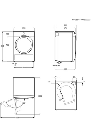 Sèche-linge Electrolux EW6C4753CB