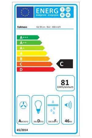 Hotte îlot Falmec LUMINA2420