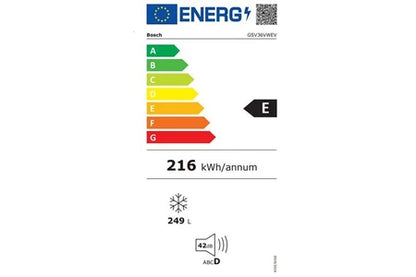 Congélateur armoire Bosch Serie 4 GSV36VWEV
