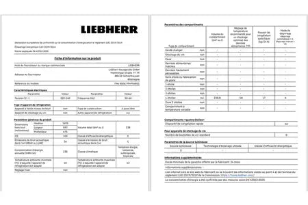 Congélateur armoire Liebherr FNE 5006-22