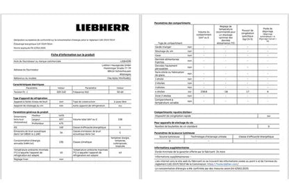 Congélateur armoire Liebherr FNE 5006-22