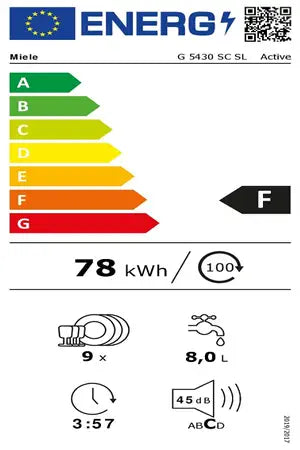 Lave-vaisselle Miele G5430SCSL
