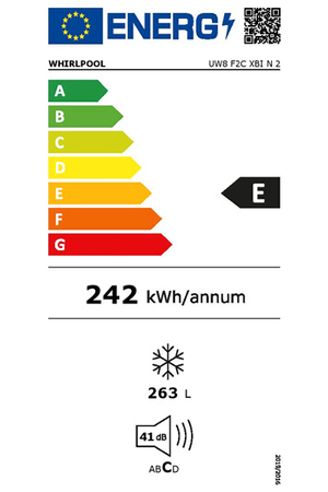 Congélateur armoire Whirlpool UW8F2CXBIN2