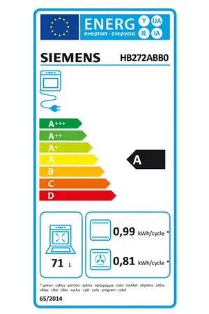 Four encastrable Siemens HB272ABB0 - iQ300