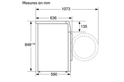 Lave-linge hublot BOSCH WGG244Z1FR - SERIE 6 Bosch