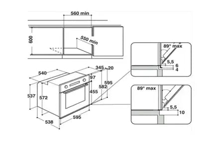 Four encastrable Whirlpool AKZ9 6290 NB