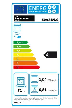 Four encastrable Neff B3ACE4AN0