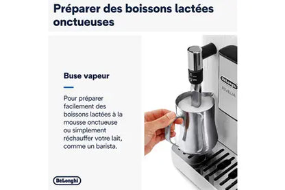 Expresso avec broyeur Delonghi FEB4435.W RIVELIA Blanc