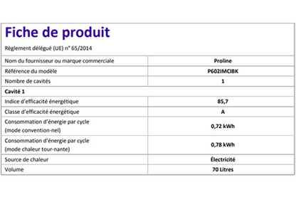 Cuisinière induction Proline P602IMCIBK