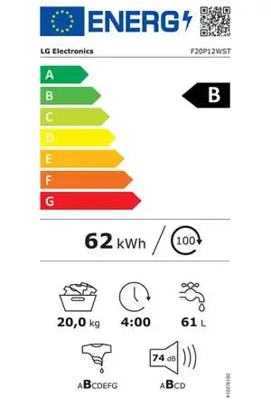 Lave-linge hublot LG F20P12WST Lg
